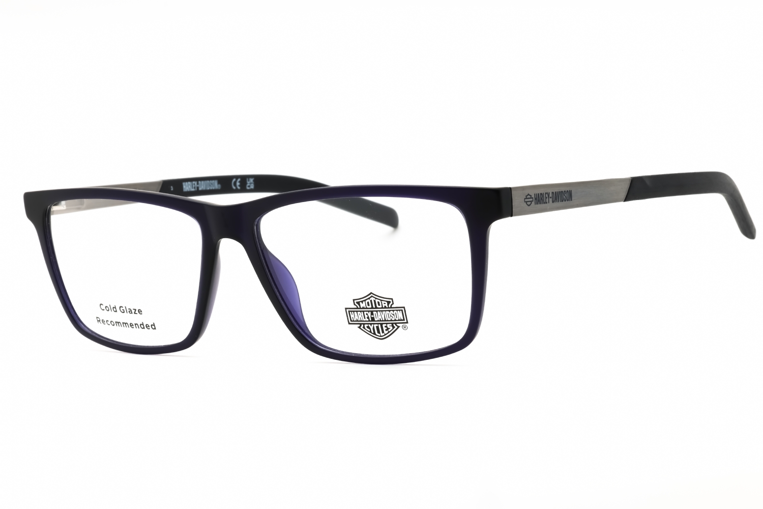 Eyeglasses-Harley-Davidson-HD00013-matte-blue-clear-demo-lens-1.jpg