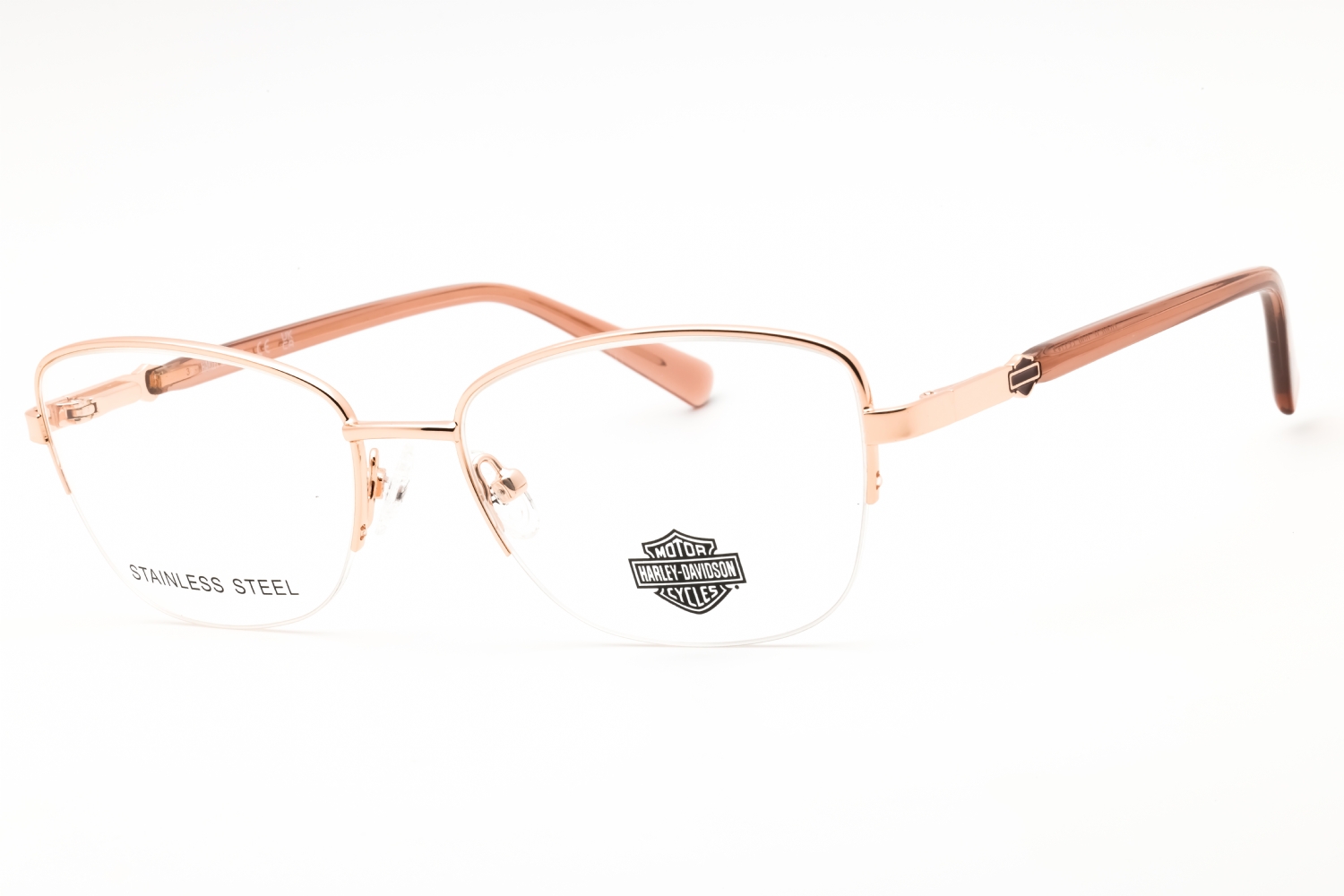 Eyeglasses-Harley-Davidson-HD0576-shiny-rose-gold-clear-demo-lens-1.jpg