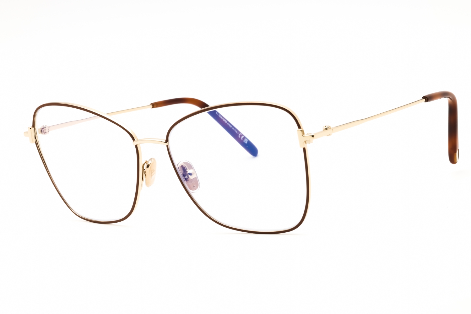 Eyeglasses-Tom-Ford-FT5906-B-matte-light-brown-clear-blue-light-block-lens-1.jpg