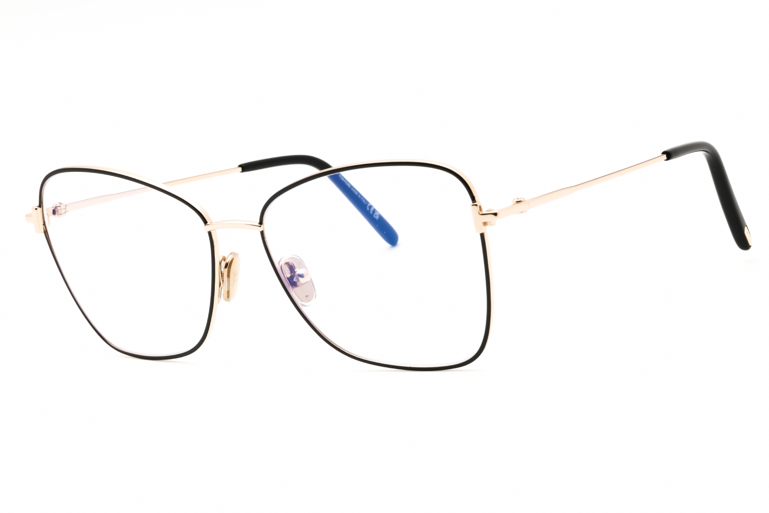 Eyeglasses-Tom-Ford-FT5906-B-shiny-black-clear-blue-light-block-lens-1.jpg