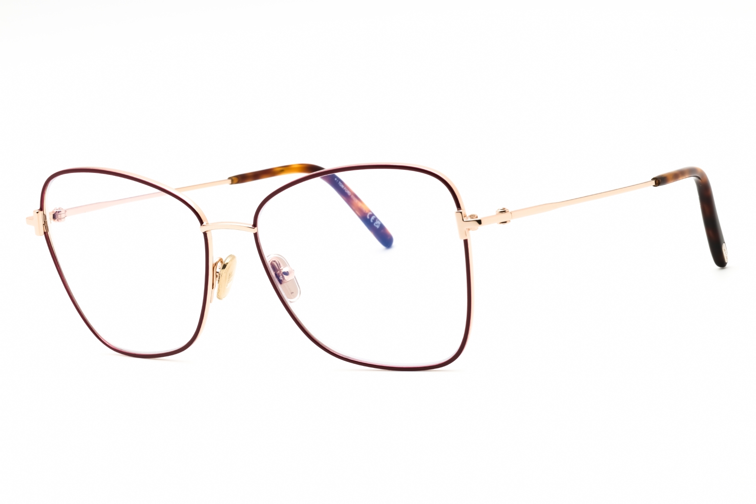 Eyeglasses-Tom-Ford-FT5906-B-shiny-bordeaux-clear-blue-light-block-lens-1.jpg