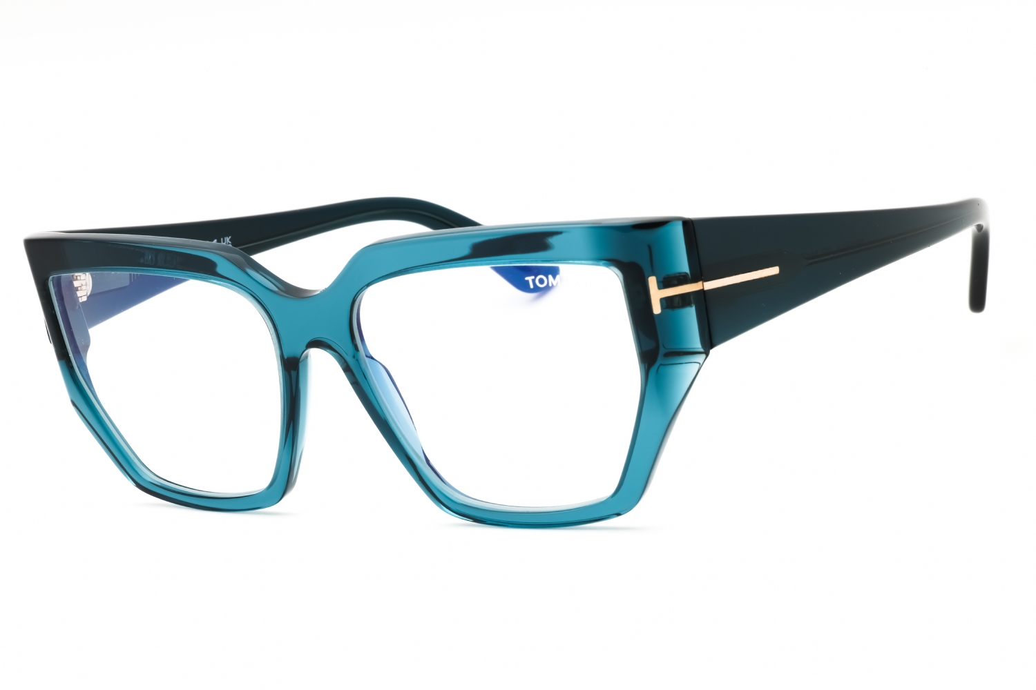 Eyeglasses-Tom-Ford-FT5951-B-shiny-blue-clear-blue-light-block-lens-1.jpg