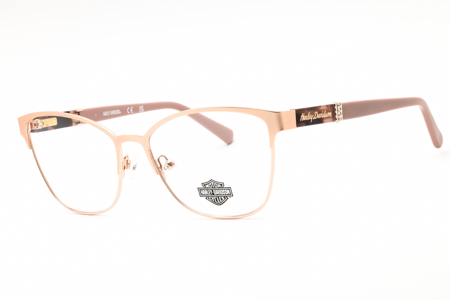 Eyeglasses-Harley-Davidson-HD50058-shiny-rose-gold-clear-demo-lens-1.jpg