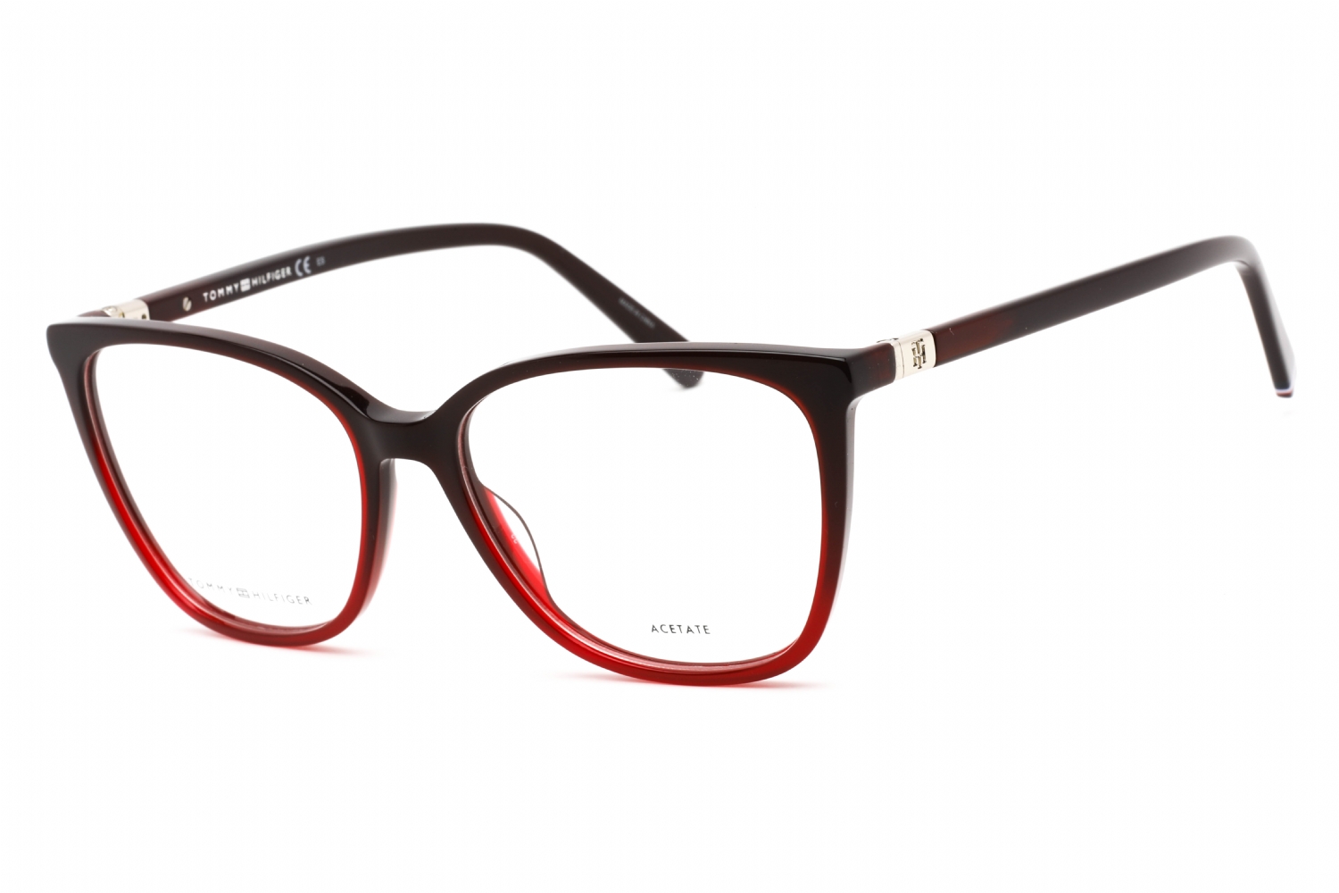 Eyeglasses-Tommy-Hilfiger-TH-1963-Burgundy-Red-Clear-Lens-1.jpg