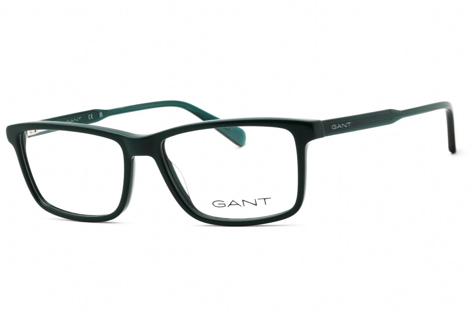 Eyeglasses-GANT-GA50033-shiny-dark-green-clear-demo-lens-1-1.jpg
