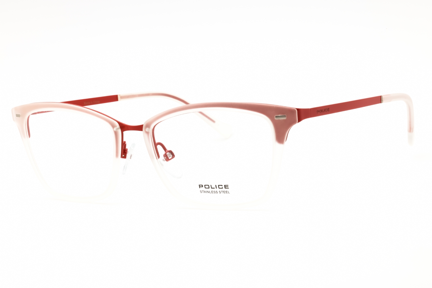 Eyeglasses-Police-VPL284-SEMI-MATTE-RED-clear-demo-lens-1-1.jpg