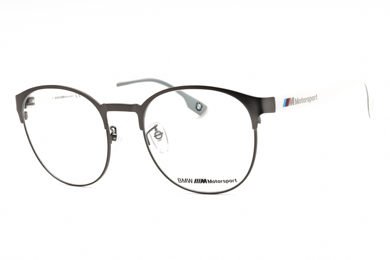 Eyeglasses-BMW-BS5001-matte-gunmetal-clear-demo-lens-1.jpg
