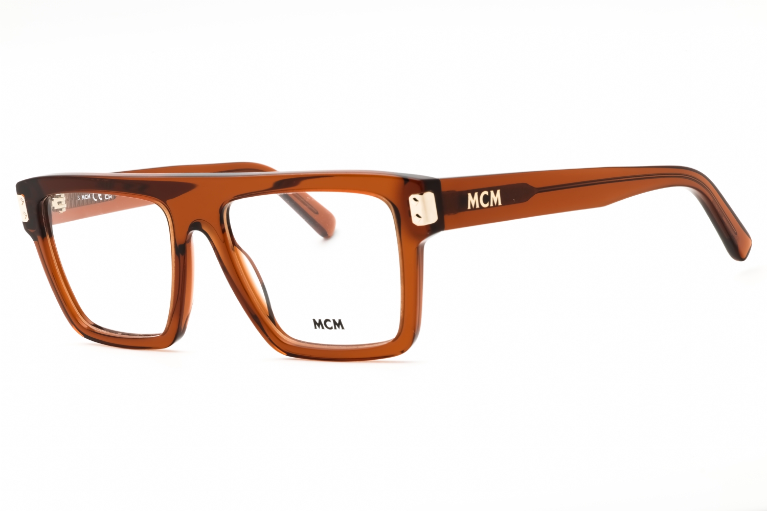 Eyeglasses-MCM-MW5006-shiny-light-brown-Clear-demo-lens-1.jpg