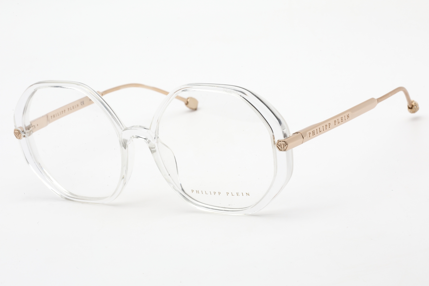 Eyeglasses-Philipp-Plein-VPP053S-SHINY-CRYSTAL-clear-demo-lens-1.jpg